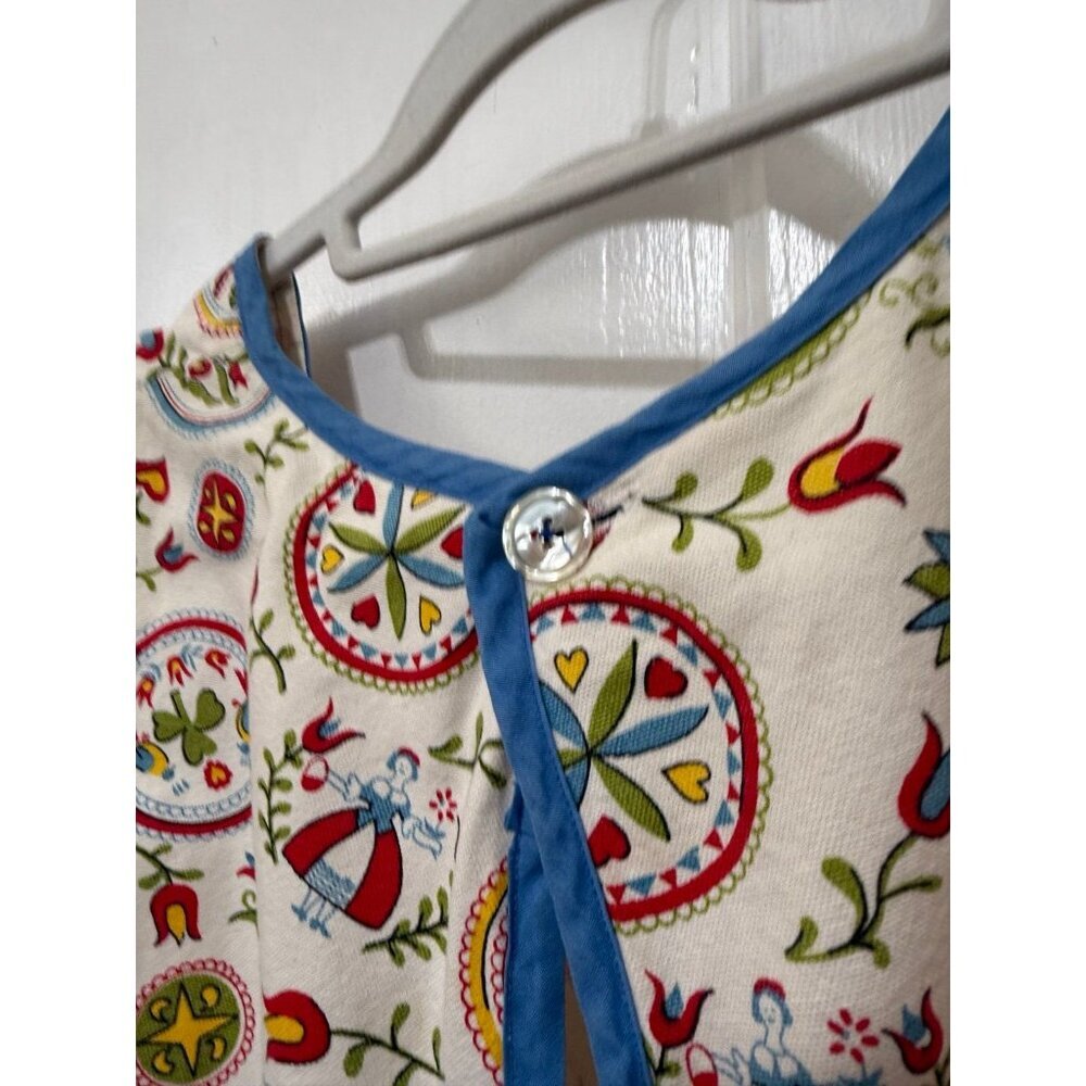 Vintage Amish Farmhouse Quilted Apron Vest Floral Print - Picture 11 of 11